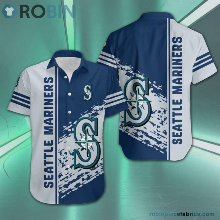 Seattle Mariners – MLB Short Sleeve Button Down Hawaiian Shirt