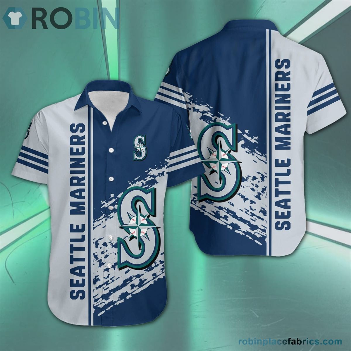 Seattle Mariners - MLB Short Sleeve Button Down Hawaiian Shirt ...