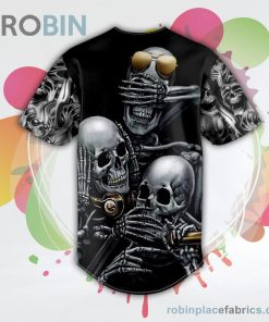 see no hear no speak no evil skull baseball jersey rb2474191 SVDpo