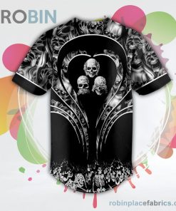 see no hear no speak no skull baseball jersey rb8679190 L5PSa