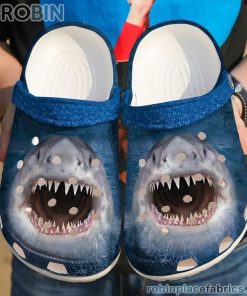 Shark Mouth RBPL22 Crocs Crocband Clog 3D Crocs Print Full