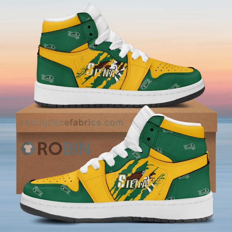 Siena Saints Air Sneakers 1 – Scrath Style NCAA AJ1 Sneakers