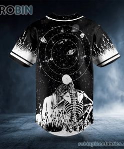 Skull Couple Love Story Skull Custom Baseball Jersey