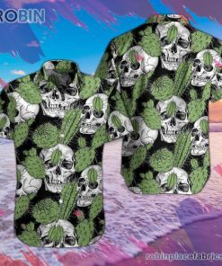 Skull Hawaiian Shirt, Casual Short Sleeve Shirt Skull Hawaiian Shirt, Casual Short Sleeve Shirt