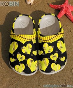 Softball Pattern RBPL22 Crocs Crocband Clog 3D Crocs Print Full Softball Pattern RBPL22 Crocs Crocband Clog 3D Crocs Print Full