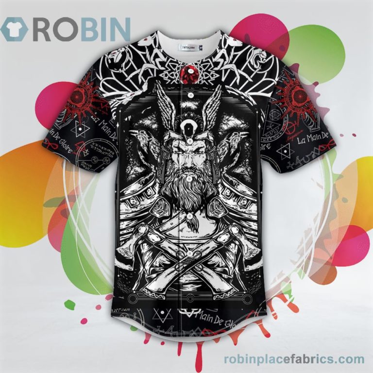 Son of Odin Viking Vegvisir Tattoo Baseball Jersey RB7832