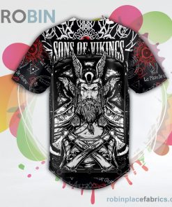 son of odin viking vegvisir tattoo baseball jersey rb7832187 AVbfZ