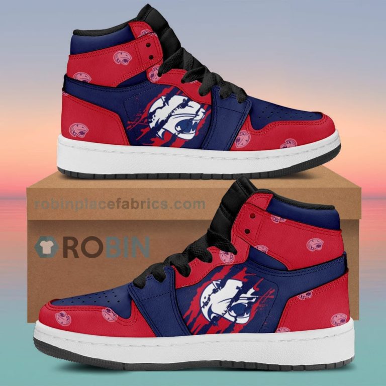 South Alabama Jaguars Air Sneakers 1 – Scrath Style NCAA AJ1 Sneakers