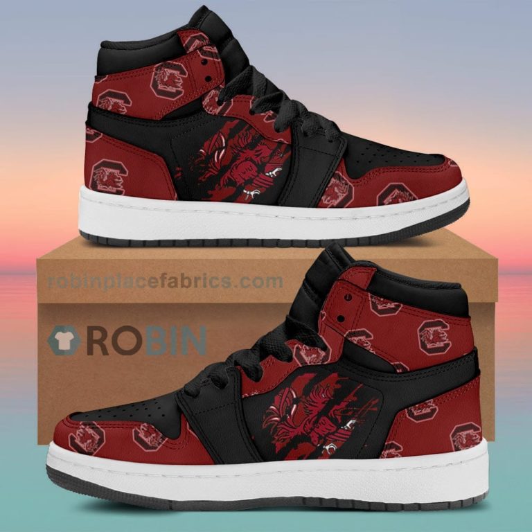 South Carolina Gamecocks Air Sneakers 1 – Scrath Style NCAA AJ1 Sneakers
