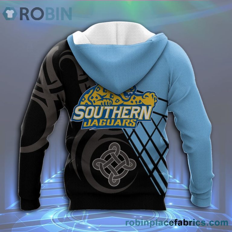 Southern Jaguars All Over Print 3D Hoodie Pattern Celtic – NCAA