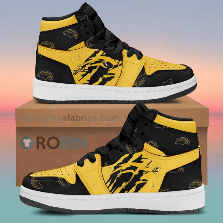 Southern Miss Golden Eagles Air Sneakers 1 – Scrath Style NCAA AJ1 Sneakers
