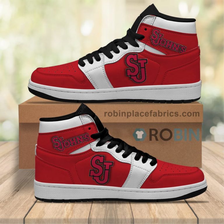 St. John?s Red Storm Sneakers Boots – NCAA Air Jordan 1