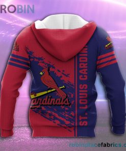st louis cardinals all over print 3d hoodie quarter style mlb 67 YMBeu