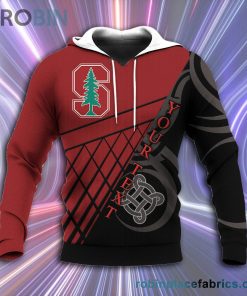 Stanford Cardinal All Over Print 3D Hoodie Pattern Celtic – NCAA