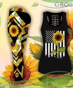 Sunflower Tank Top Legging Set