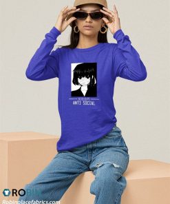 sweatshirt anti social japanese text aesthetic vaporwave anime Q1YpD