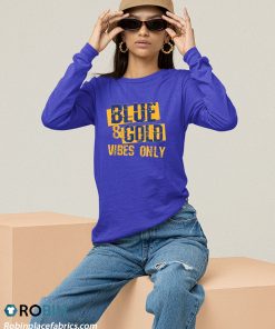 sweatshirt blue and gold game day group shirt for high school football r6ZHm