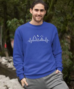 sweatshirt camping outdoor heartbeat wildlife nature camper hiking Q9cw1