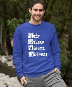 Eat Sleep Anime Repeat Shirt