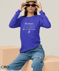 sweatshirt pas besoin de cheveux message humoristique beI1o