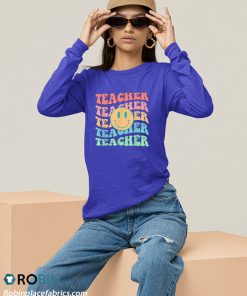 sweatshirt retro teacher inspirational colorful elementary school Zbjxu