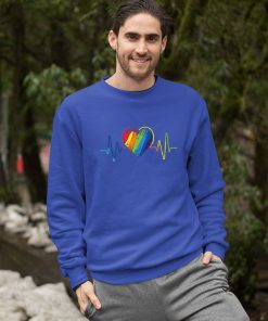 sweatshirt shoelove99 merch mamatot ophelia rainbow heart beat 8YpT1