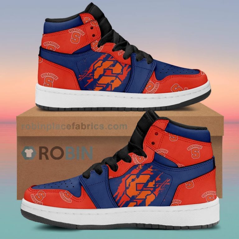 Syracuse Orange Air Sneakers 1 – Scrath Style NCAA AJ1 Sneakers