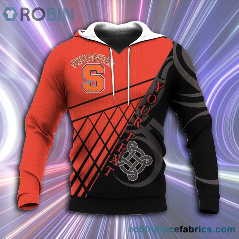 Syracuse Orange All Over Print 3D Hoodie Pattern Celtic – NCAA