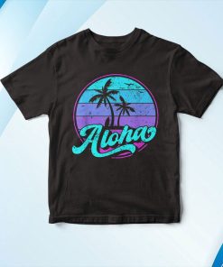 Aloha Hawaii Retro Vintage Sunset Shirt