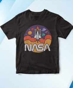 Astronomy Nasa Retro Vintage Space Shuttle Camiseta Shirt