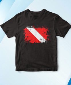 Bandiera Subacquea Bandiera Segna Sub Maglietta Shirt