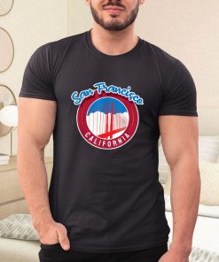t shirt black california san francisco city gift bridge souvenir sf w4x1j