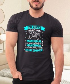 t shirt black gamer video gamer games pc funny gaming saying gift WE1rW