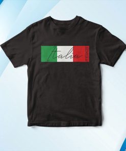 Italy Flag Band Badge Party Shirt