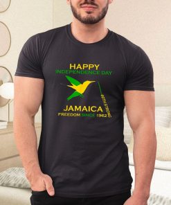 t shirt black jamaica 60th anniversary independence day 2022 XmpAO