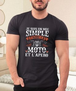 t shirt black motard homme moto cadeau motorcycle motards 6TVIX