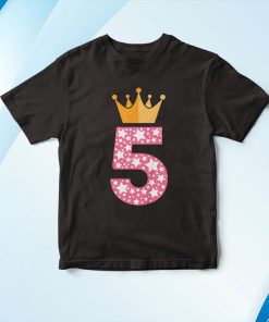 t shirt black niC3B1os 5 aC3B1os cumpleaC3B1os niC3B1o niC3B1a regalo deco divertido 2015 camiseta dMlI2