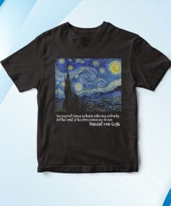 t shirt black noche estrellada de vincent van gogh AyQWL