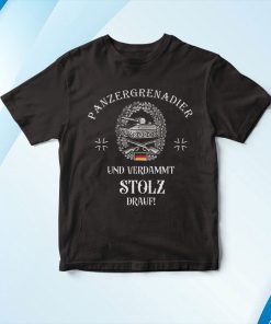 t shirt black panzergrenadier uniform army grenadier tank earth pig P4aIH