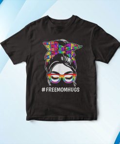 Pride Month Free Mom Hugs Lgbt Rainbow Flag Shirt