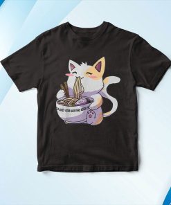 Ramen Cat Kawaii Anime Japanese Shirt