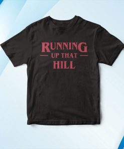 t shirt black running up that hill iQBgN