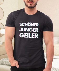 t shirt black schC3B6ner jC3BCnger geiler2C mallorca malle party glitch BnWaZ