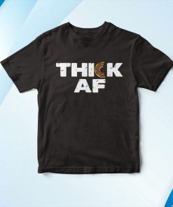 Thick Af Funny Donut Fitness Weightlifting Shirt