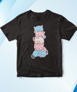 Trans Pride Flag Kawaii Cat Cute Transgender Shirt Trans Pride Flag Kawaii Cat Cute Transgender Shirt
