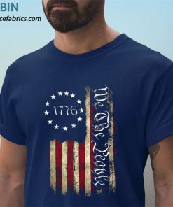 t shirt navy 1776 we the people patriotic american constitution E77fe