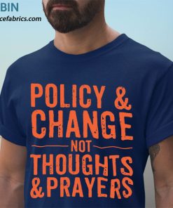 t shirt navy anti gun policy 26 change not thoughts 26 prayers wear orange 8xZe2