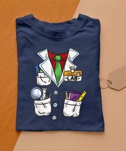t shirt navy bata de laboratorio de ciencias disfraz de cientC3ADfico camiseta jV3NY