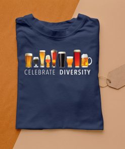 t shirt navy celebrate diversity craft beer drinking jsc2e