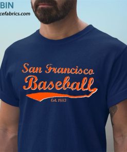 t shirt navy classic san francisco california baseball fan retro vintage 2DcV3